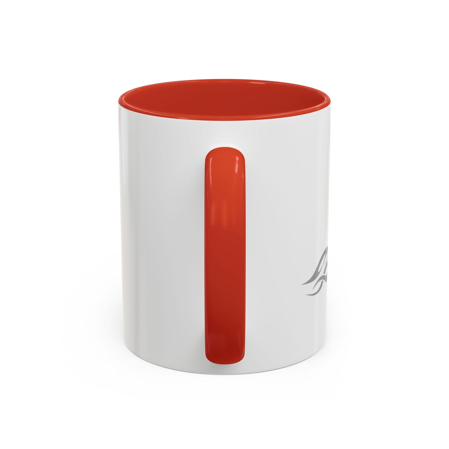 SCR RedLogo Racing Enthusiast Coffee Mug - Perfect Gift for Drivers & Fans, 11oz, Customizable Mug for Race Lovers, Color Handle Accent