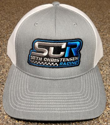 Seth Christensen Racing Hat | Heather Grey/White